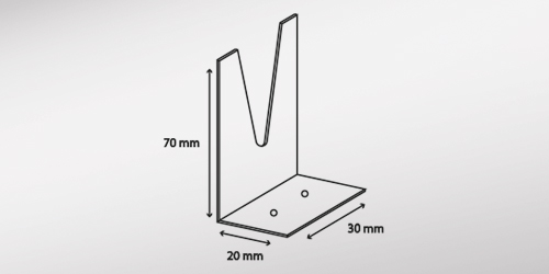 Bifurcated-V-clip-and-sliding-clip