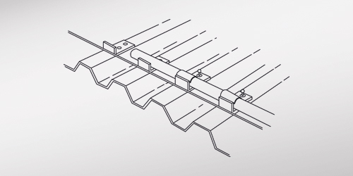 Snow-retention-for-trapezoidal-roofs